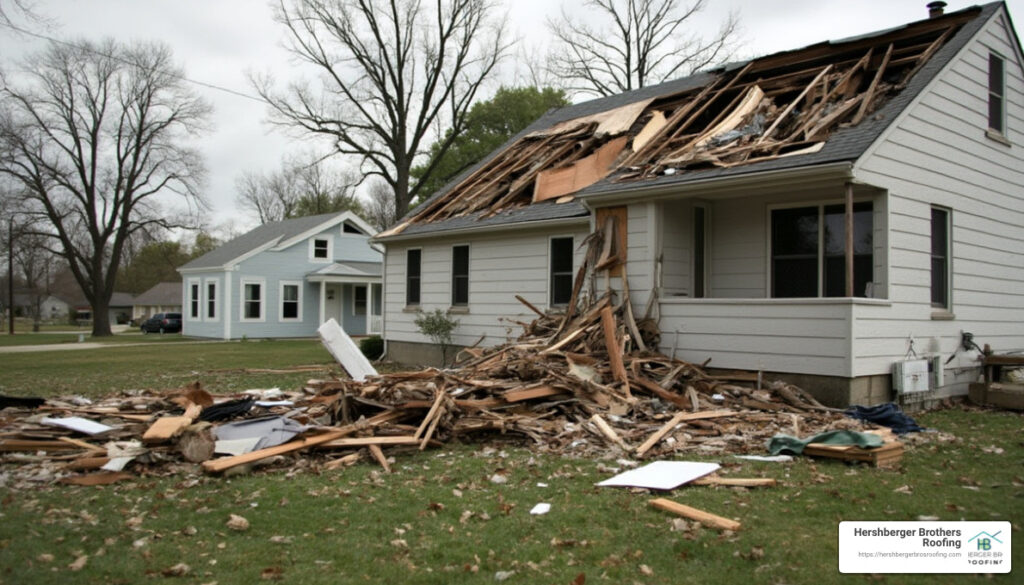 storm damage repair akron ohio